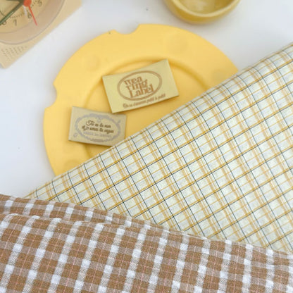 【🥨新作即納/予約🥨】butter mood series / チェック / イエロー［CO052］