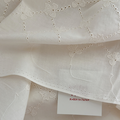 【即納】lattice ribbon embroidery / 刺繍 / コットン / リボン［EM009］