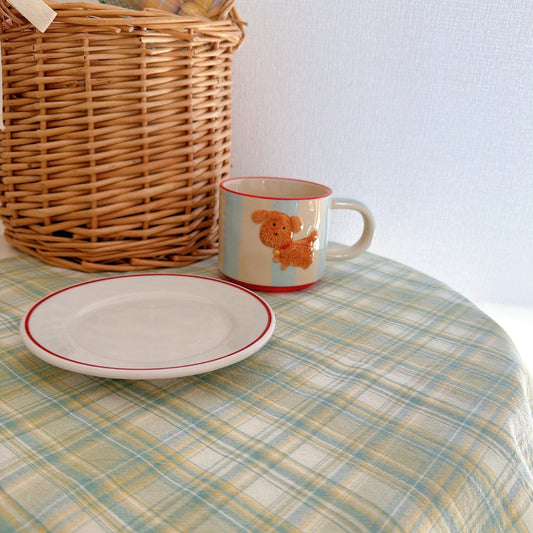 【即納】lemon mint check / コットン / チェック［CO068］