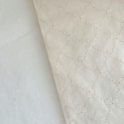 【即納】lattice ribbon embroidery / 刺繍 / コットン / リボン［EM009］