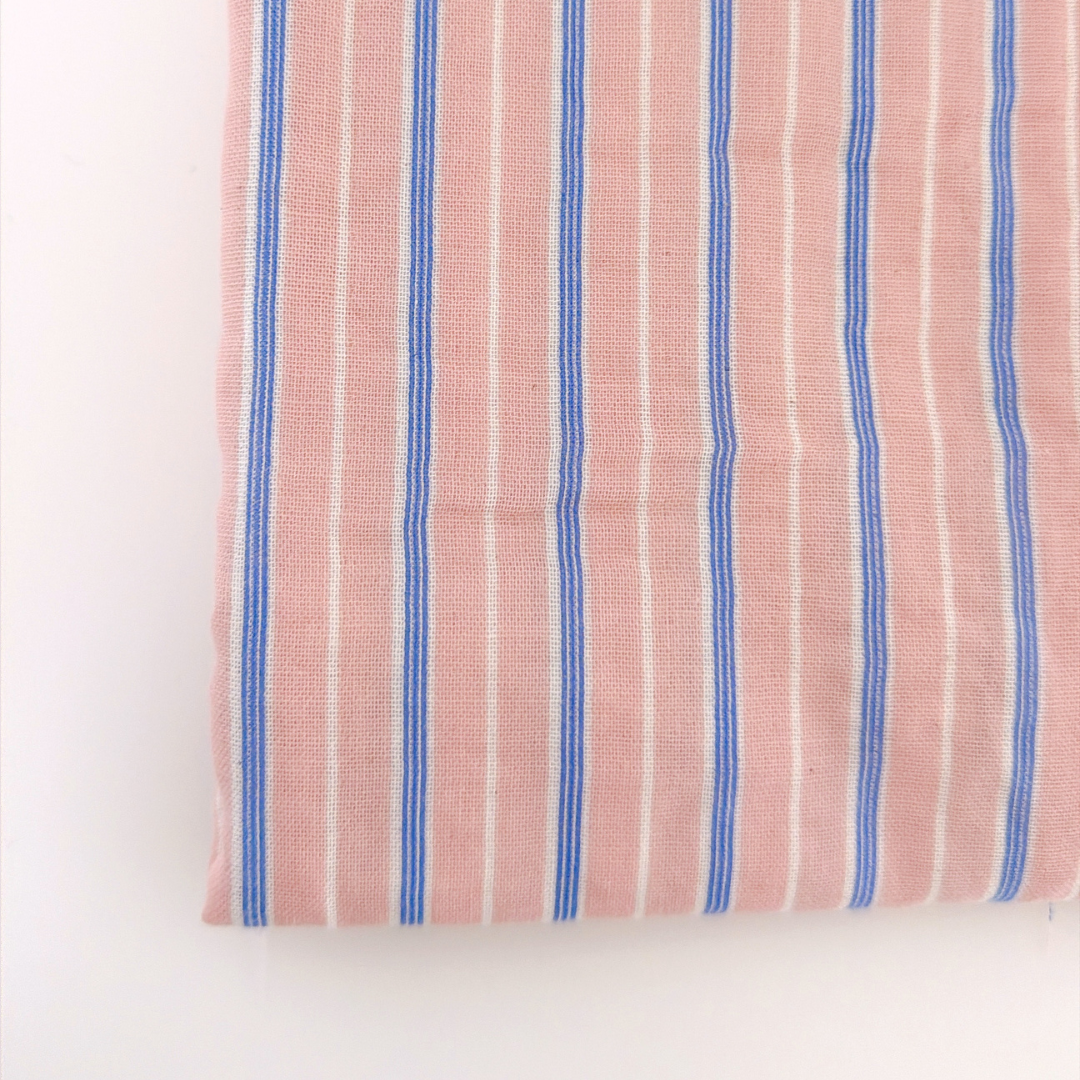 【即納】marine stripe garze / ガーゼ / スライプ / コットン［CO084］