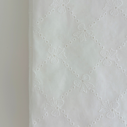 【即納】lattice ribbon embroidery / 刺繍 / コットン / リボン［EM009］