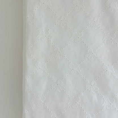 【即納】lattice ribbon embroidery / 刺繍 / コットン / リボン［EM009］