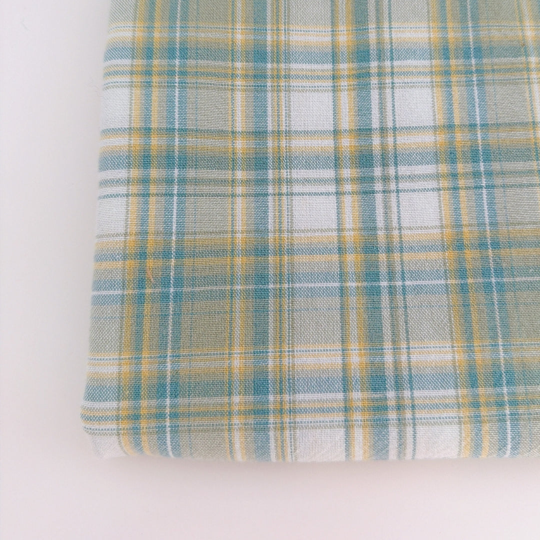 【即納】lemon mint check / コットン / チェック［CO068］