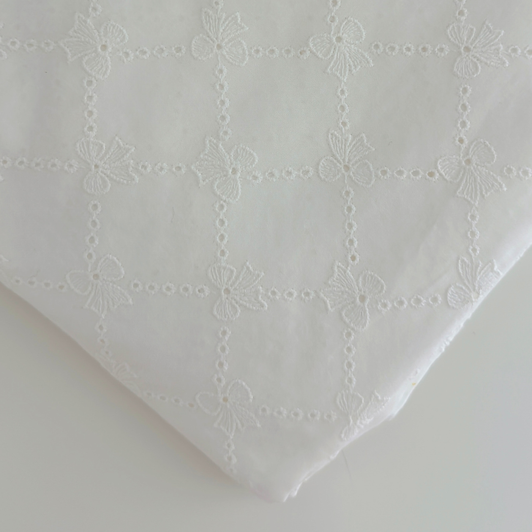 【即納】lattice ribbon embroidery / 刺繍 / コットン / リボン［EM009］