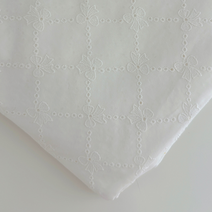 【即納】lattice ribbon embroidery / 刺繍 / コットン / リボン［EM009］