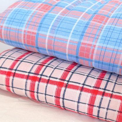 【即納】dreamy check quilting / チェック / cotton / キルティング［QU042］