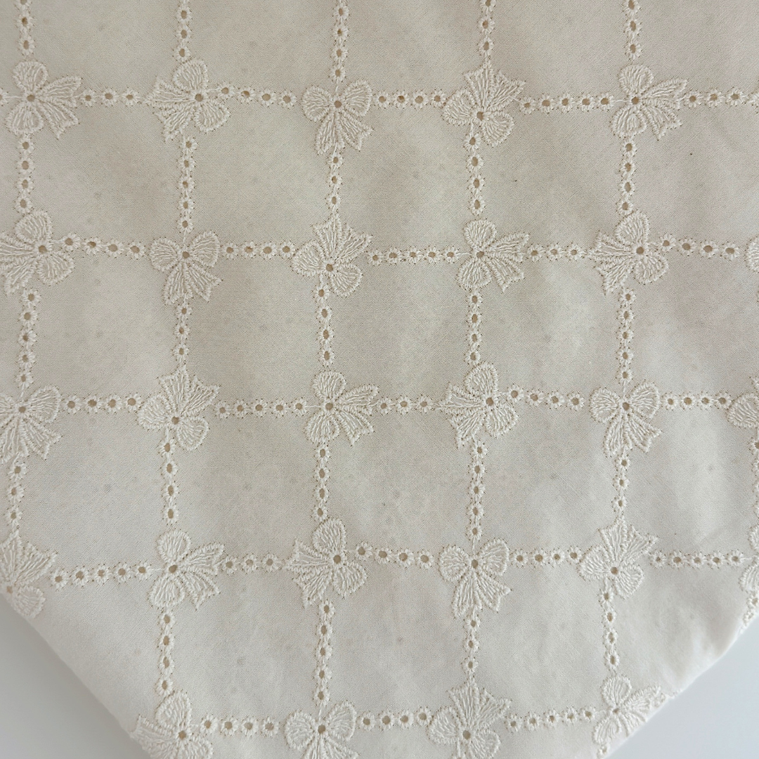 【即納】lattice ribbon embroidery / 刺繍 / コットン / リボン［EM009］