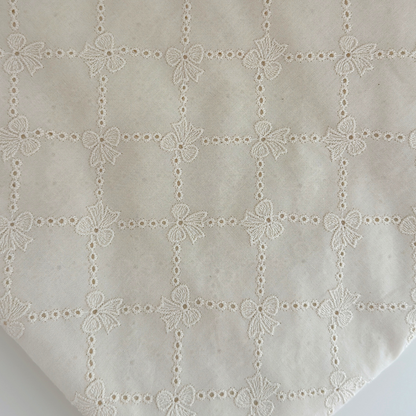 【即納】lattice ribbon embroidery / 刺繍 / コットン / リボン［EM009］