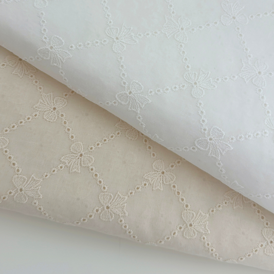 【即納】lattice ribbon embroidery / 刺繍 / コットン / リボン［EM009］