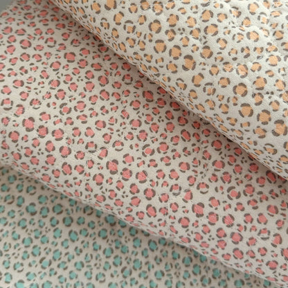 【即納】sweet leopard quilting / アニマル / レオパード / キルティング［QU031］