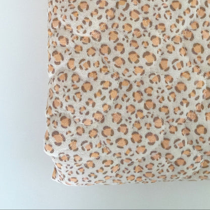 【即納】sweet leopard quilting / アニマル / レオパード / キルティング［QU031］