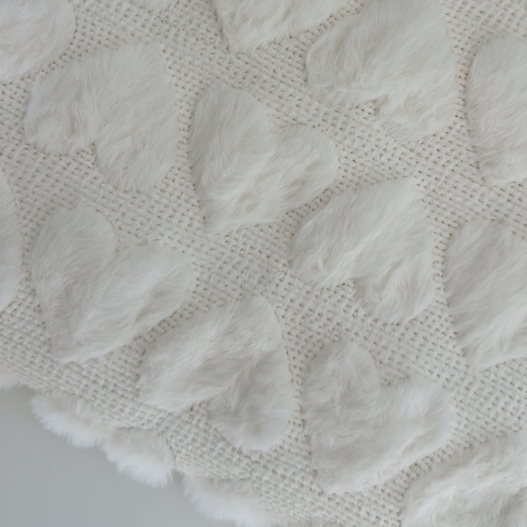 【予約】marshmallow heart / ハート / ファー［PO012］