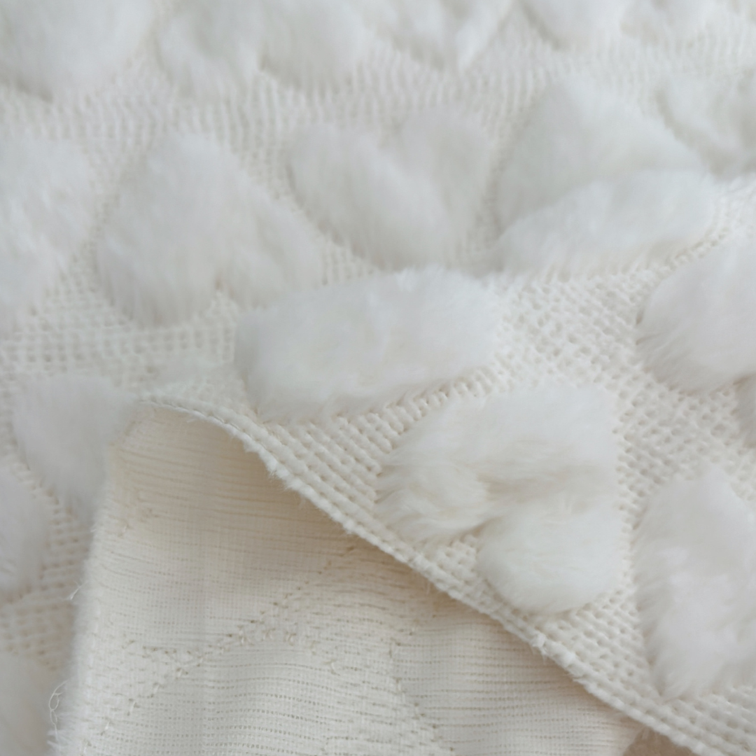 【予約】marshmallow heart / ハート / ファー［PO012］