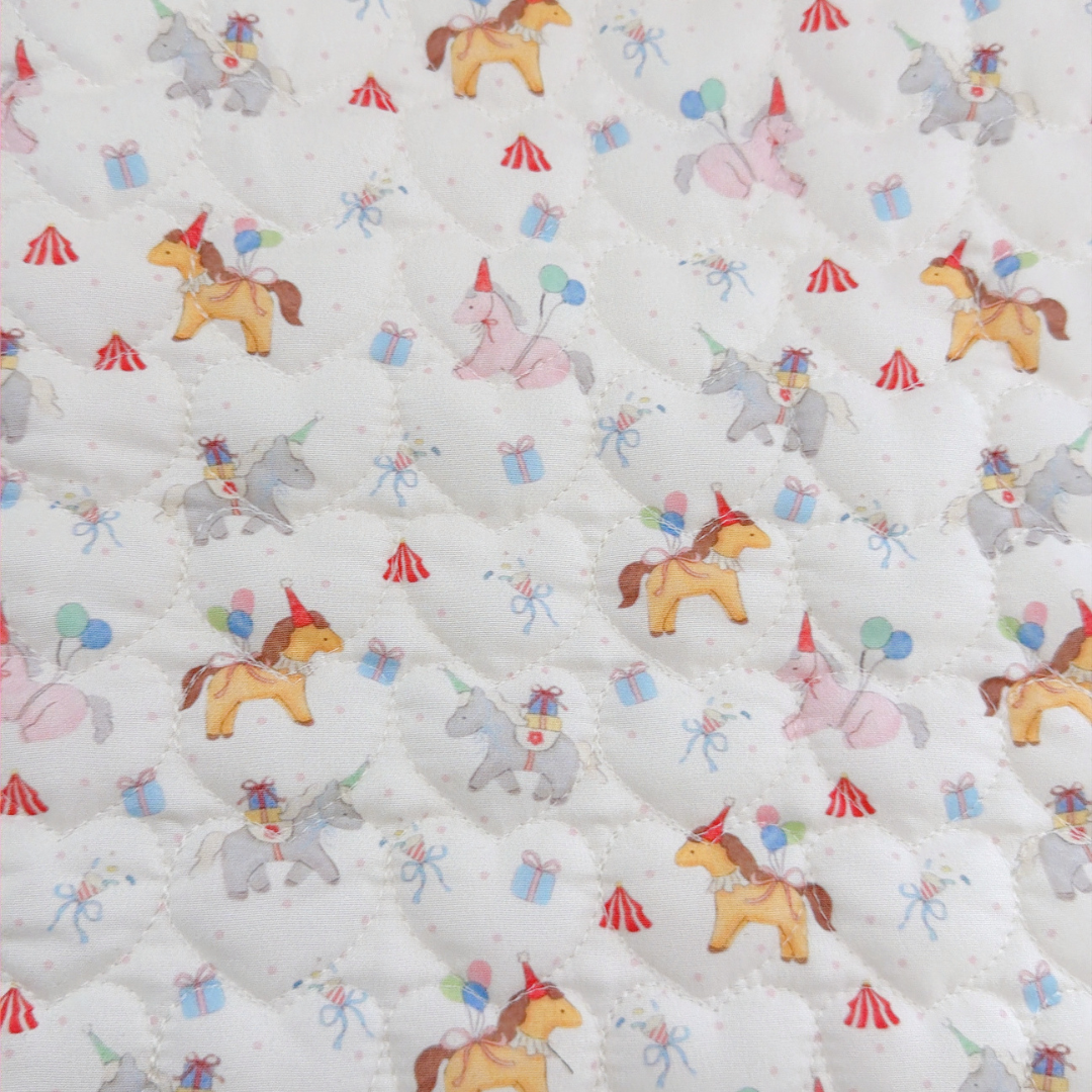 【新作SALE🐎💕】merry pony quilting / うま / ポニー / キルティング［QU047］
