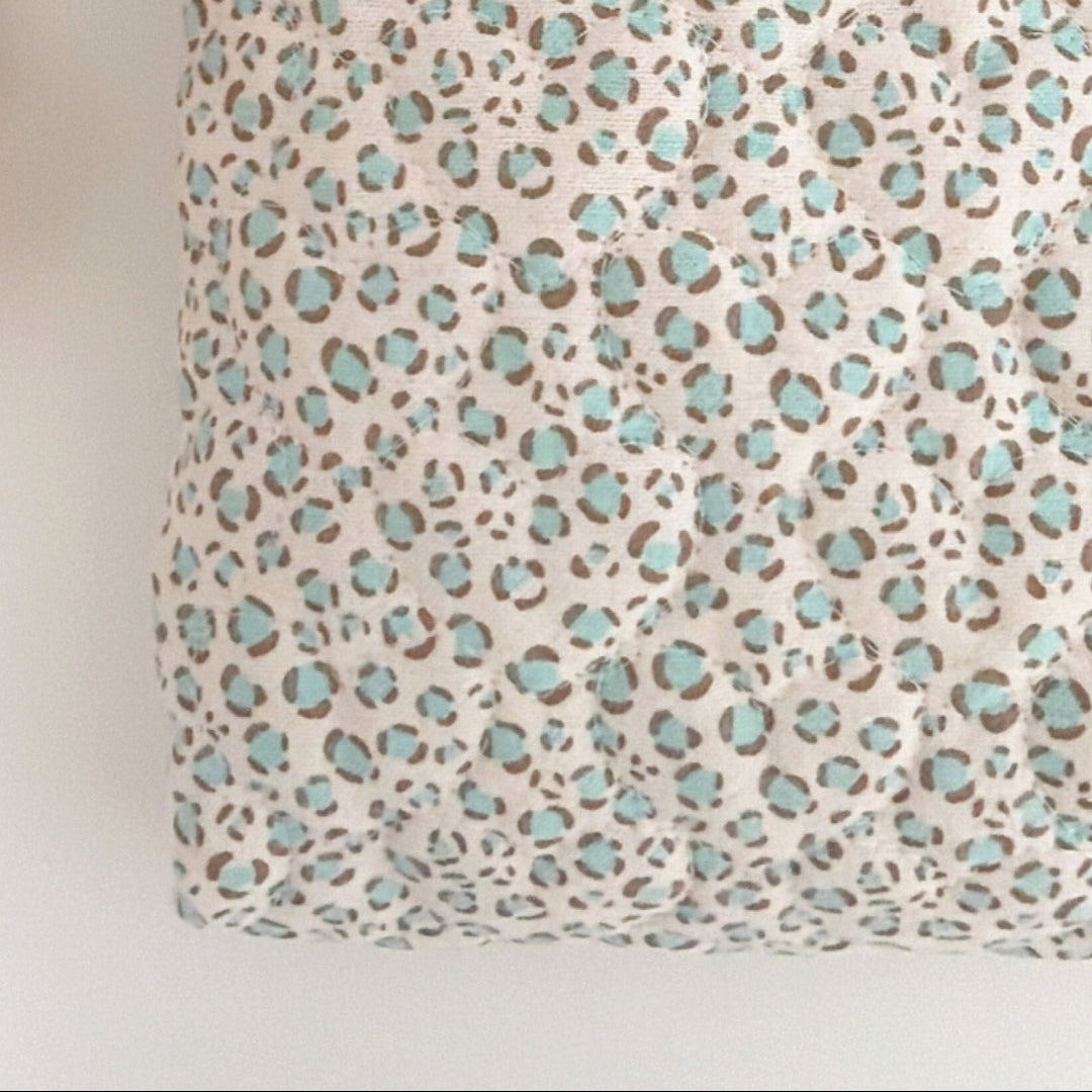 【即納】sweet leopard quilting / アニマル / レオパード / キルティング［QU031］