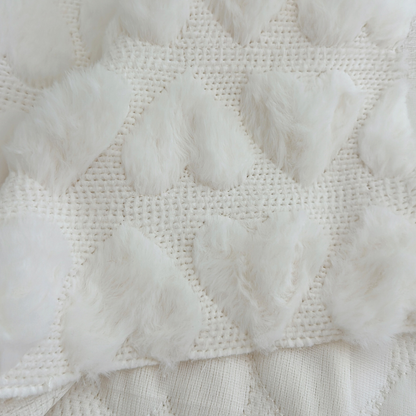 【予約】marshmallow heart / ハート / ファー［PO012］