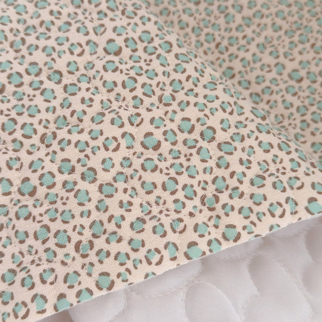 【即納】sweet leopard quilting / アニマル / レオパード / キルティング［QU031］