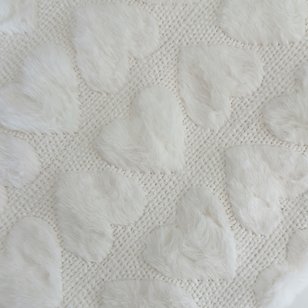 【予約】marshmallow heart / ハート / ファー［PO012］