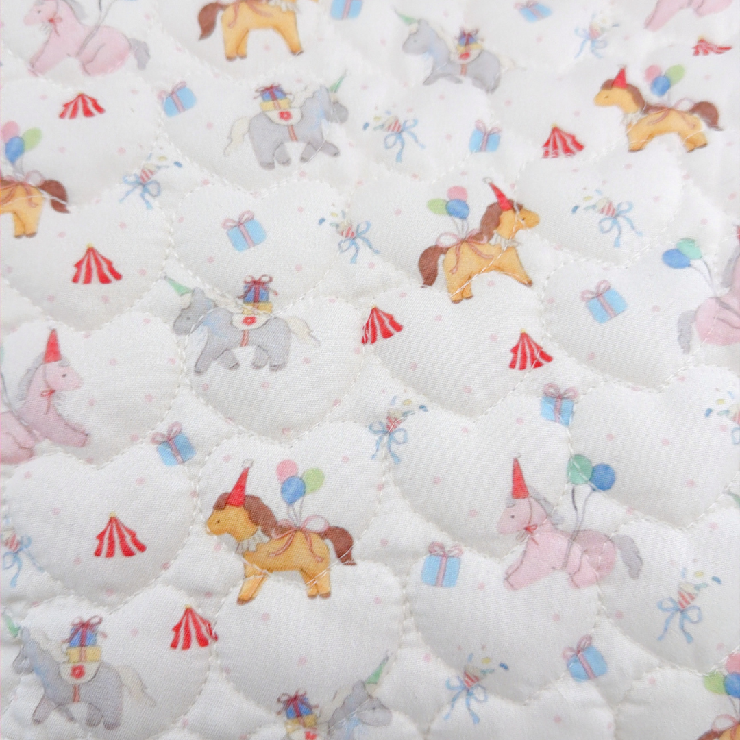 【新作SALE🐎💕】merry pony quilting / うま / ポニー / キルティング［QU047］