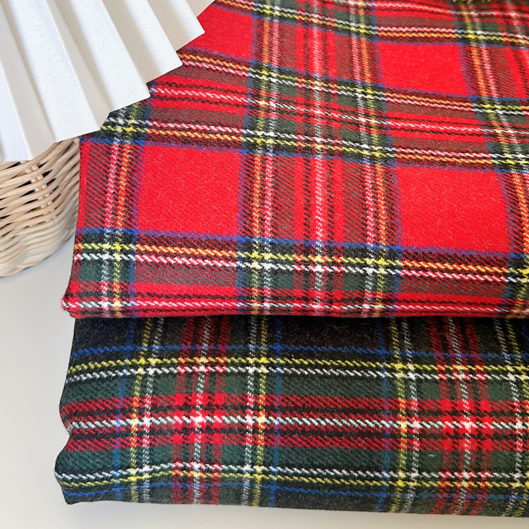 【即納新作】noel tartan check / 起毛 / チェック［CO053］