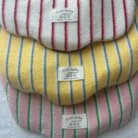 【即納】beach towel border terry / タオル / コットン / ボーダー［CO032］