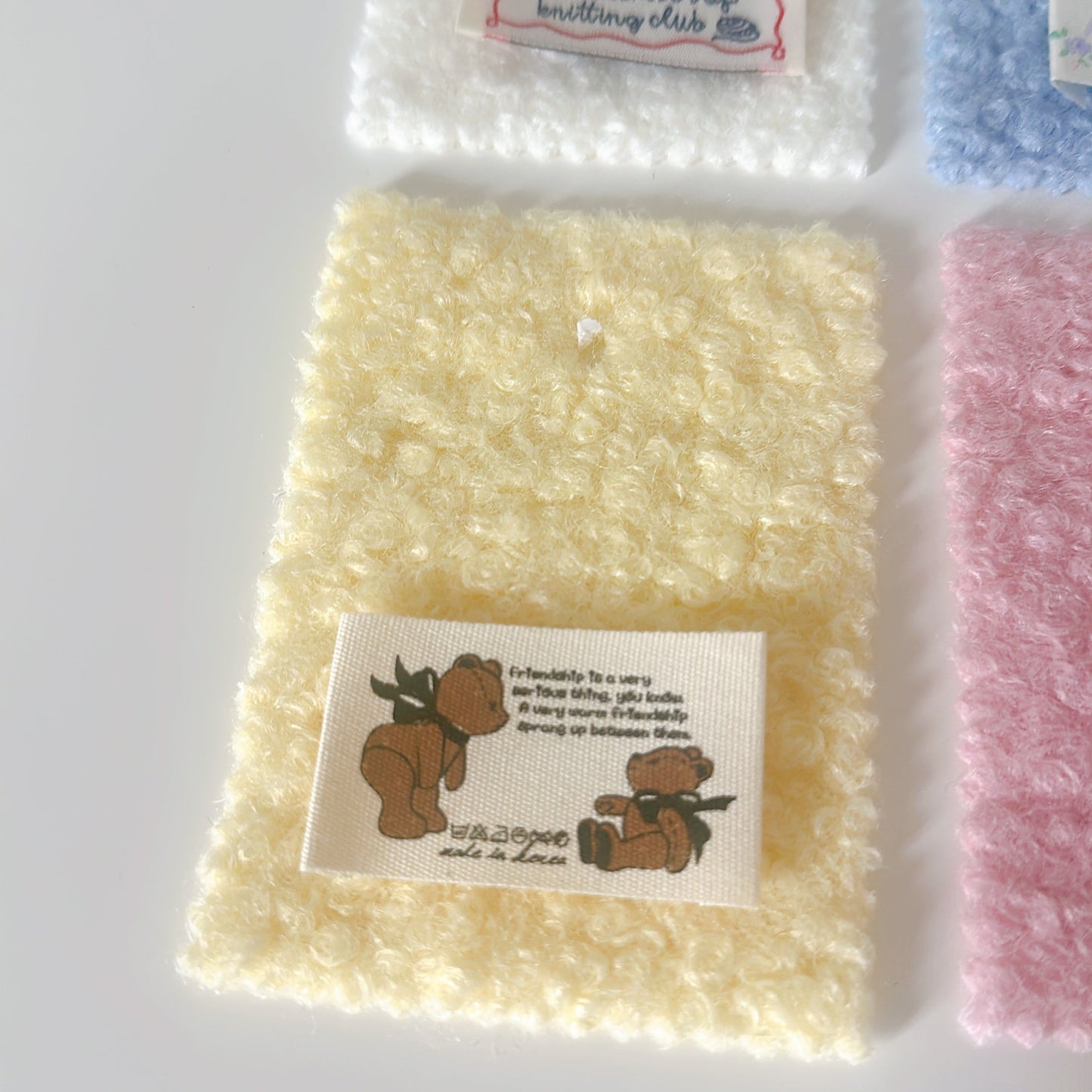 【即納】pastel bouclé wool / ボア  / パステル / ウール［BO001］