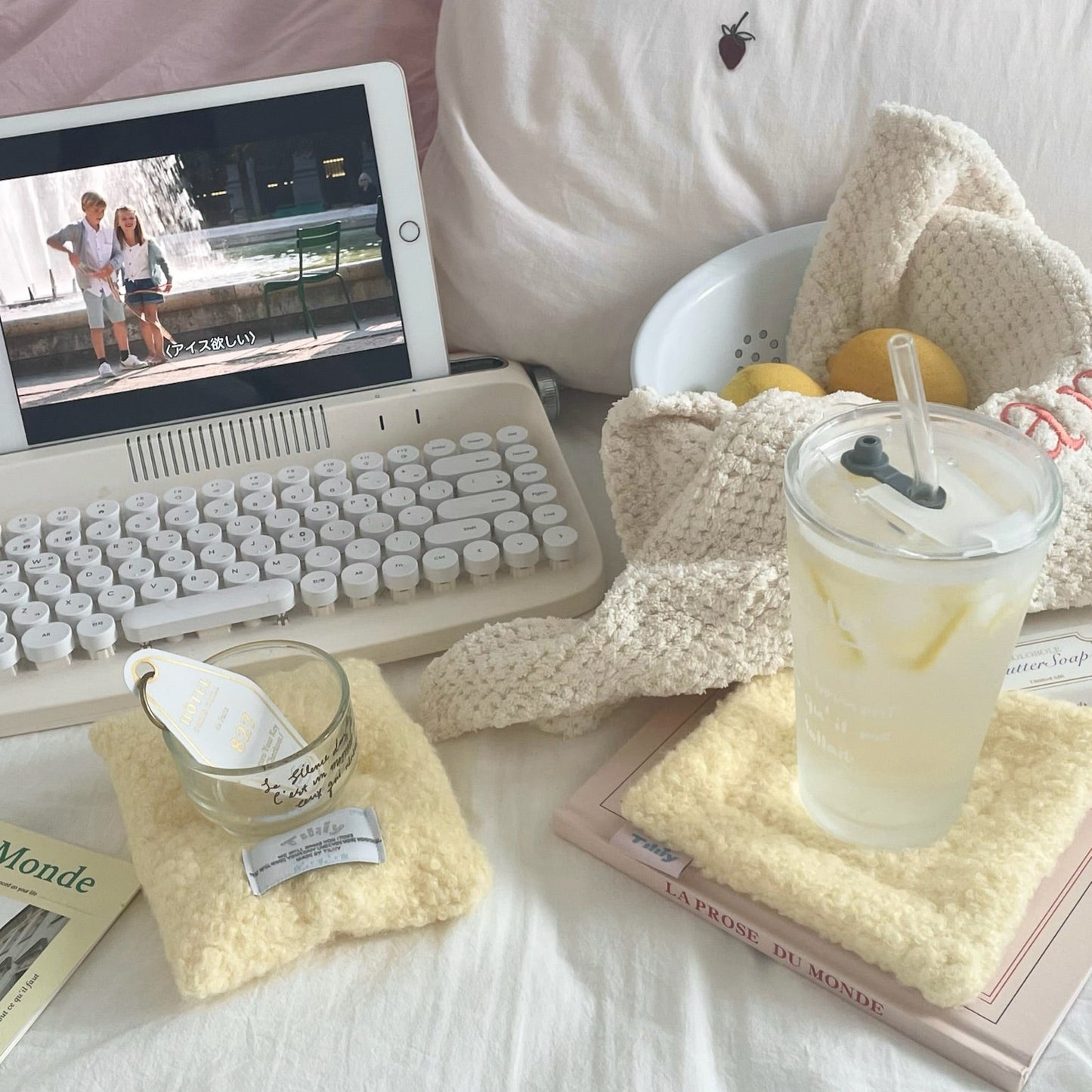 【即納】pastel bouclé wool / ボア  / パステル / ウール［BO001］