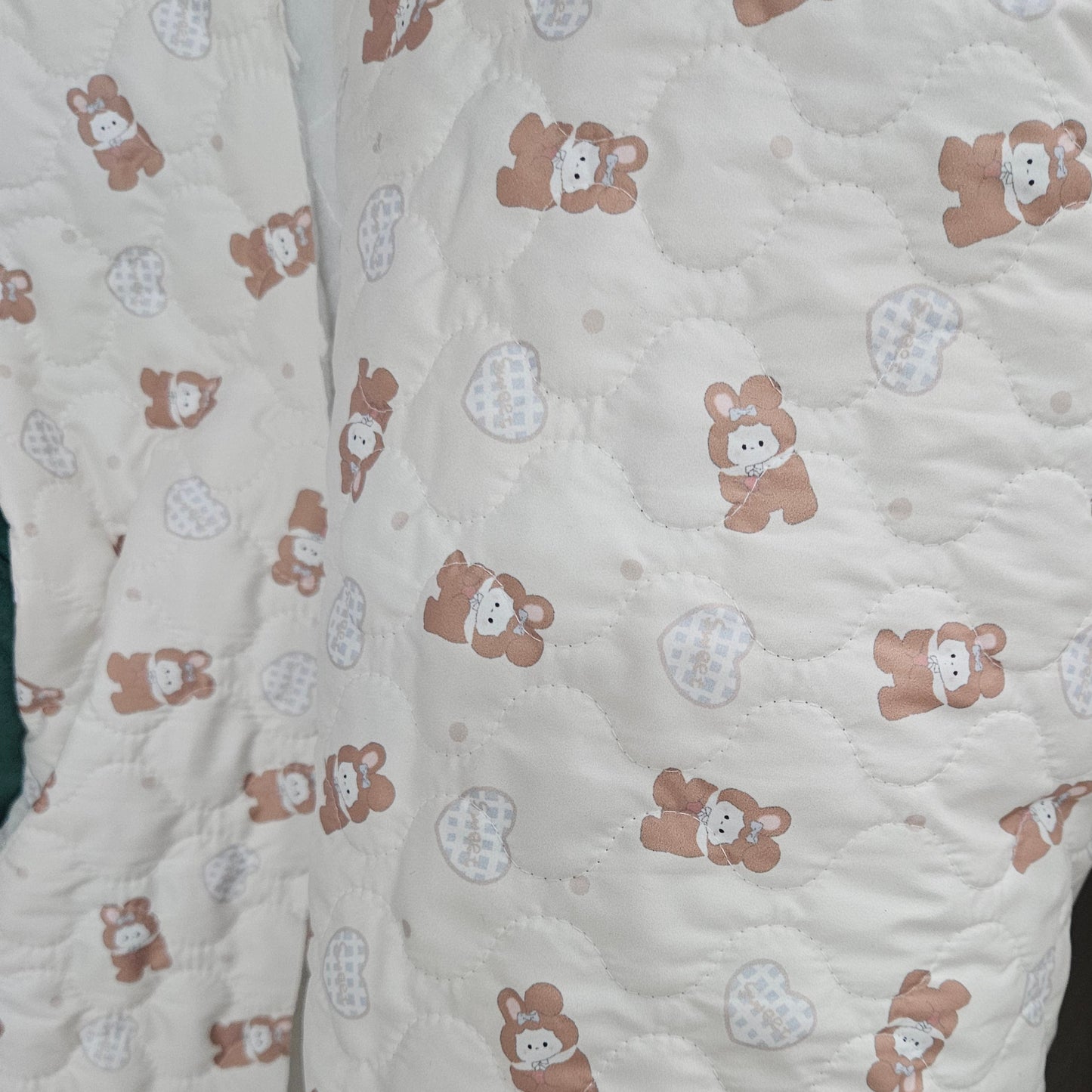 【お取り寄せ・予約受付】 bunny suit quilting / うさぎ / ハート / キルティング［QU029］