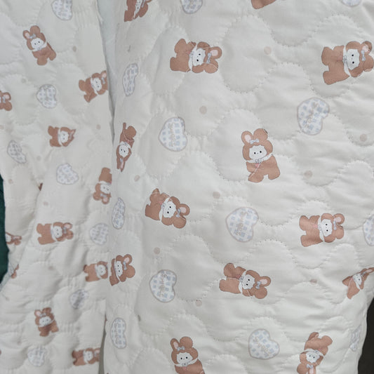 【お取り寄せ・予約受付】 bunny suit quilting / うさぎ / ハート / キルティング［QU029］