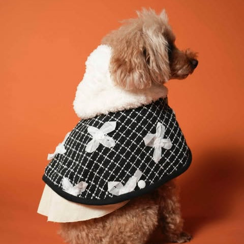 【即納】monotone ribbon tweed / リボン / ツイード［TW007］