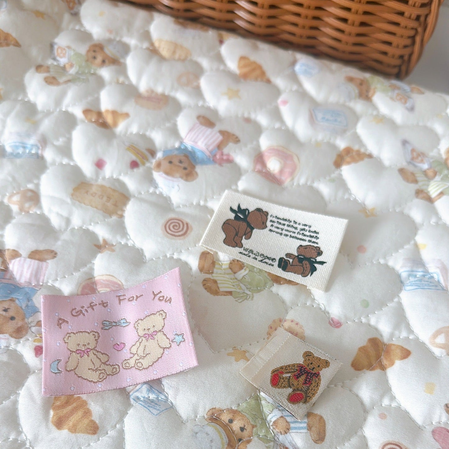 【即納】cooking bear quilting / くまさん  / キルティング［QU014］