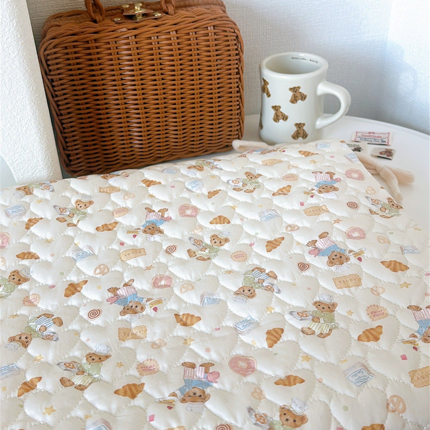 【即納】cooking bear quilting / くまさん  / キルティング［QU014］