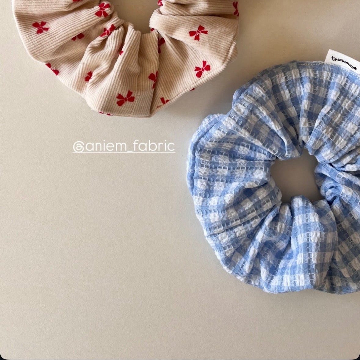 【即納】ripple pastel gingham / コットン  / チェック［CO015］