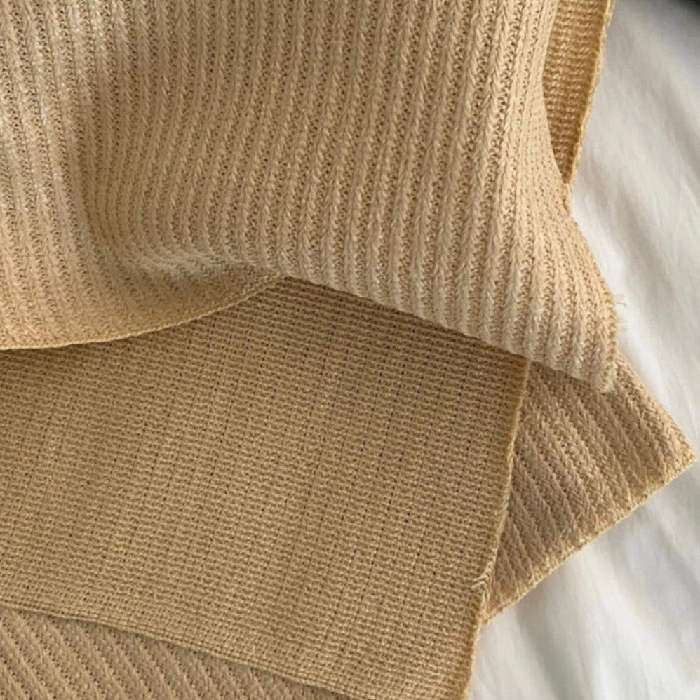 【即納】rattan style fabric / チェック［PO005］