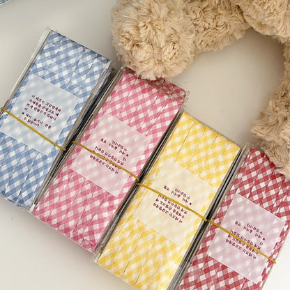 【即納】gingham check biastape［OT002］