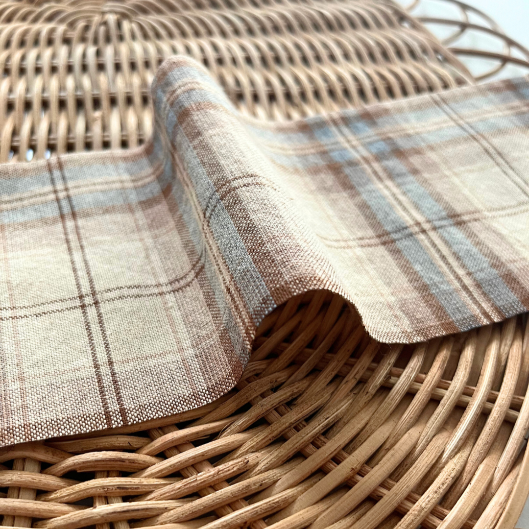 【即納】latté check / コットン / チェック［CO001］