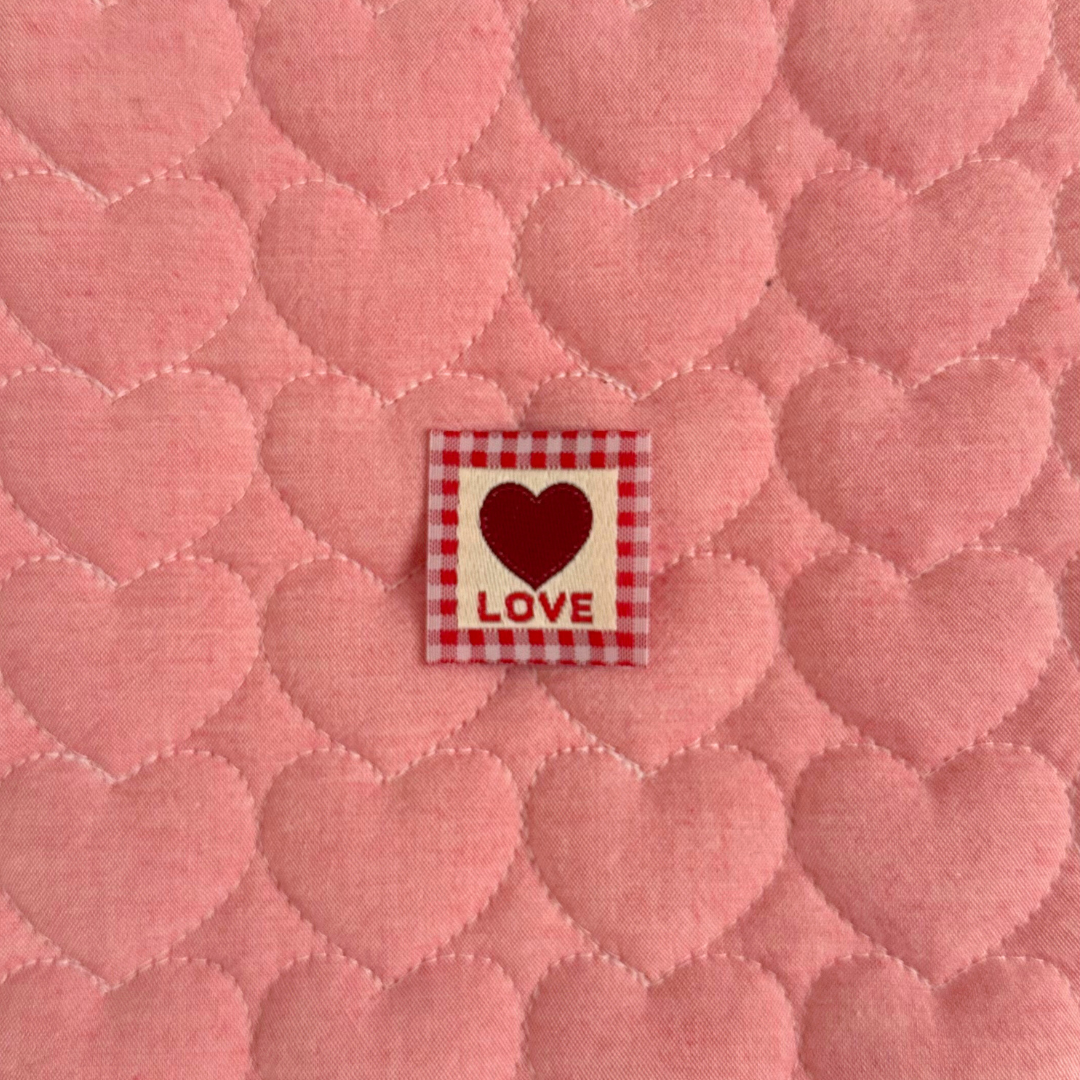 【即納】coral heart quilting  / キルティング / ハート / ［QU005］