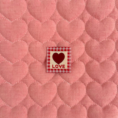【即納】coral heart quilting  / キルティング / ハート / ［QU005］