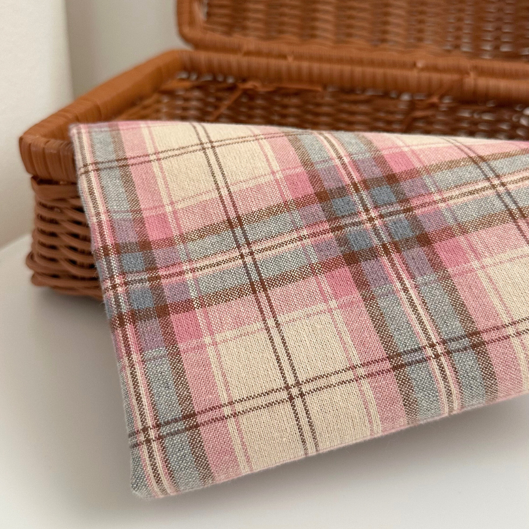 【即納】latté check / コットン / チェック［CO001］