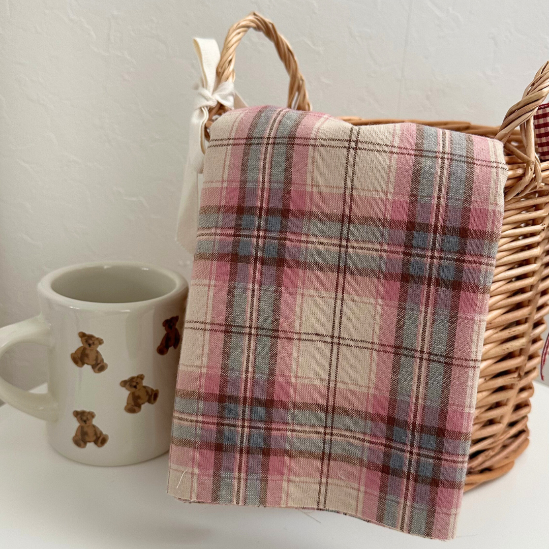 【即納】latté check / コットン / チェック［CO001］