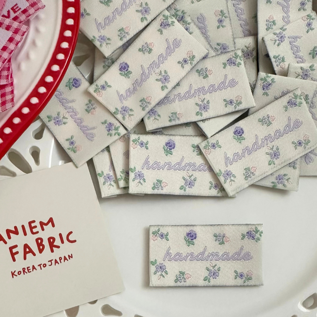 【即納】purple flower TAG / フラワー / タグ［TG006］