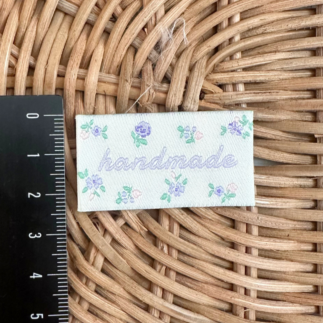 【即納】purple flower TAG / フラワー / タグ［TG006］