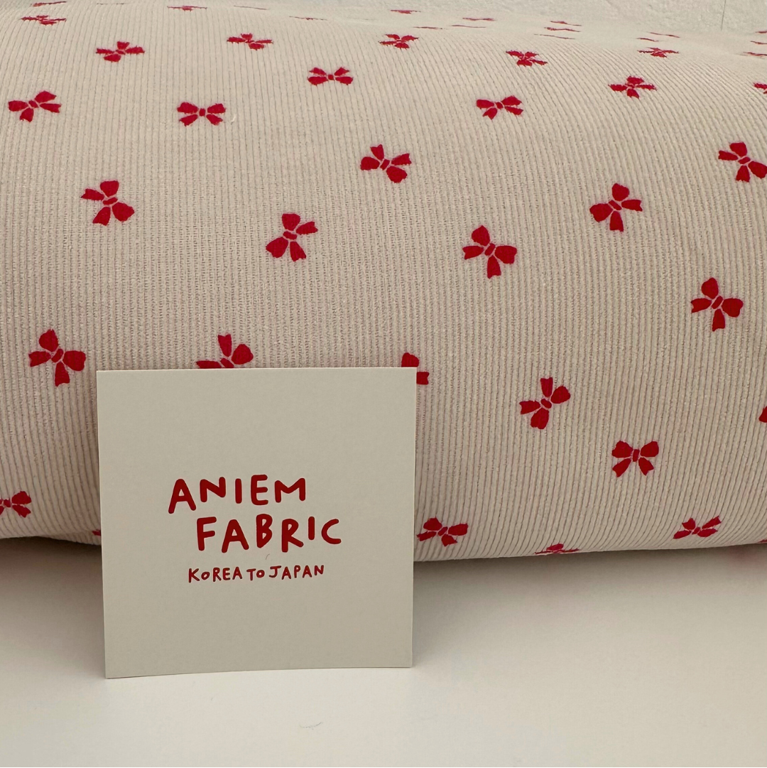 【即納】mini ribbon non-stretch rib / ノンストレッチリブ  / リボン［CO011］