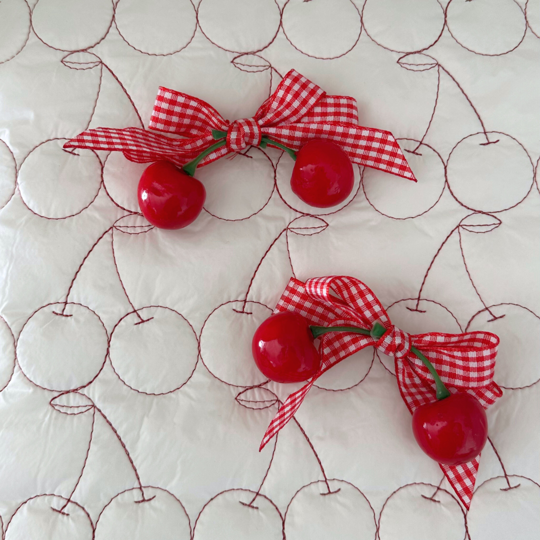 【即納】cherry  quilting / キルティング / チェリー［QU002］