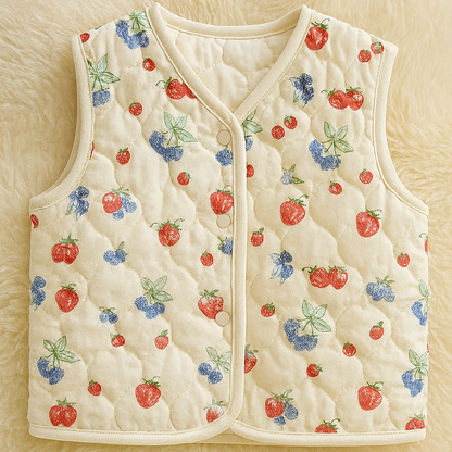 【即納】yogurt berry quilting / イチゴ / キルティング［QU025］