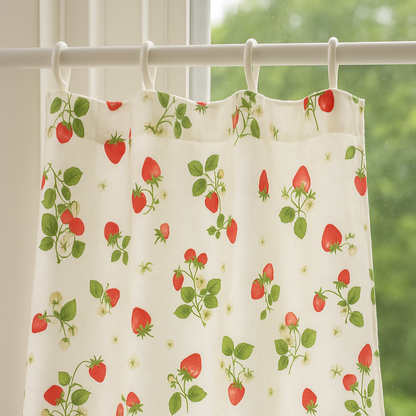 【即納】strawberry in the forest garze / いちご / ガーゼ / コットン［CO036］