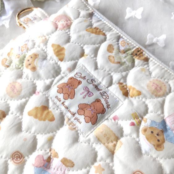 【即納】cooking bear quilting / くまさん  / キルティング［QU014］