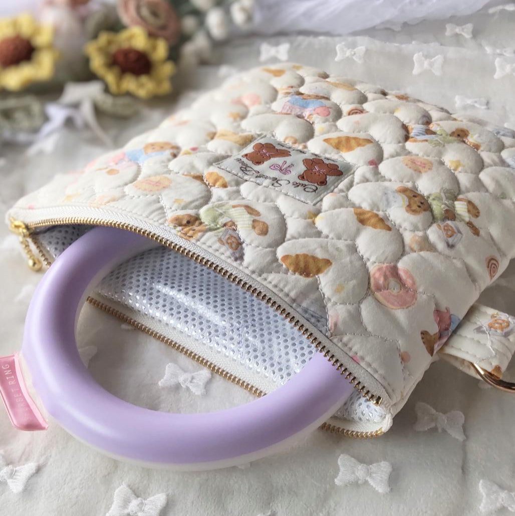 【即納】cooking bear quilting / くまさん  / キルティング［QU014］