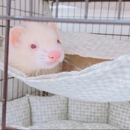 【即納】ribbon flower check  / 刺繍 / コットン / チェック / リボン / フラワー［EM003］